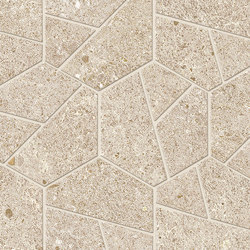 Boost Stone Cream Mosaico Hex 25x28,5 | Keramik Fliesen | Atlas Concorde