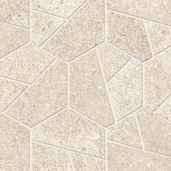 Boost Stone Ivory Mosaico Hex 25x28,5 | Carrelage céramique | Atlas Concorde