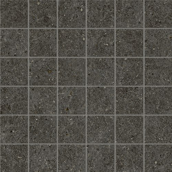 Boost Stone Tarmac Mosaico 30x30 | Ceramic tiles | Atlas Concorde