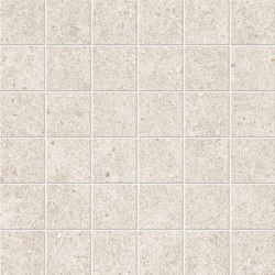 Boost Stone White Mosaico 30x30 | Ceramic tiles | Atlas Concorde