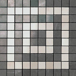 Marvel Grey Moon Angolo Mosaico 18,5x18,5 | Ceramic tiles | Atlas Concorde