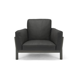 Castor Sofa 1-Seater Leather | Fauteuils | Karimoku New Standard
