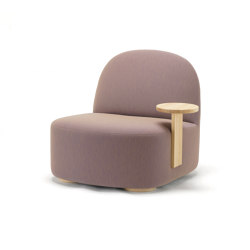 Polar Lounge Chair L with Side Table Left |  | Karimoku New Standard
