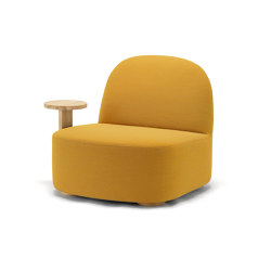 Polar Lounge Chair L with Side Table Right |  | Karimoku New Standard