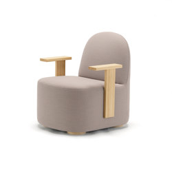 Polar Lounge Chair S with Arms |  | Karimoku New Standard