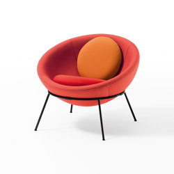 Bardi's Bowl Chair | Orange Nuance | Armchairs | Arper