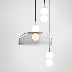 Echo 3 Piece Cluster - Lamp and Shade | Suspended lights | Marc Wood Studio