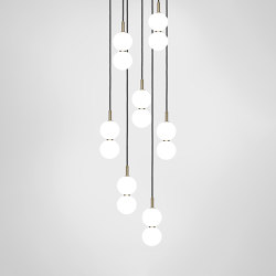 Echo 7 Piece Cluster - Lamp | Suspended lights | Marc Wood Studio