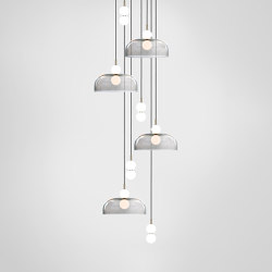 Echo 8 Piece Cluster - Lamp and Shade | Suspended lights | Marc Wood Studio