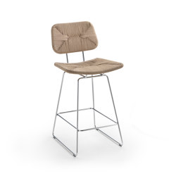 Echoes bar stool | with backrest | Flexform