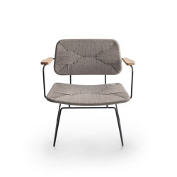 Echoes Outdoor armchair with armrests | Armchairs | Flexform