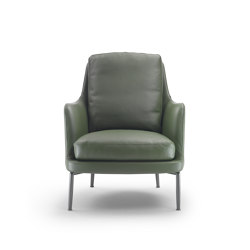 Marley armchair metal structure | Armchairs | Flexform