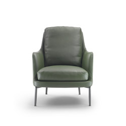 Marley armchair metal structure | Sillones | Flexform