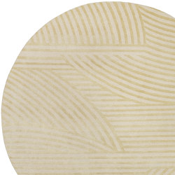 Abstract - Naum circle cream | Rugs | REUBER HENNING