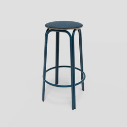 Formosa Bar Stool with upholstered seat