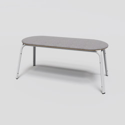 Formosa bench with upholstered seating | Benches | Bogaerts