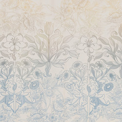 Déco | Flower Fantasy Light Blue | Wall coverings / wallpapers | Officinarkitettura