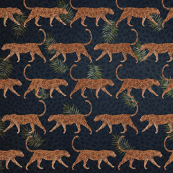 Nature | Walking Leopard Blue | Wall coverings / wallpapers | Officinarkitettura