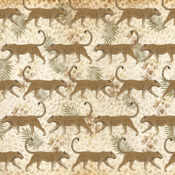 Nature | Walking Leopard White | Wall coverings / wallpapers | Officinarkitettura