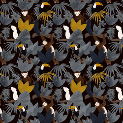 Pattern design | Jungle Naif Black | Sound absorbing objects | Officinarkitettura
