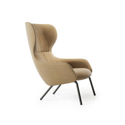 Amelia Wing Chair - Steel 4 Leg | Poltrone | Boss Design