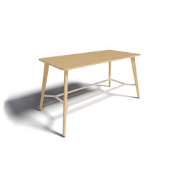 VIRA, HIGHT TABLE WITH FOOTREST | Standing tables | Dynamobel