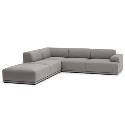 Connect Soft Modular Sofa | Corner - Configuration 1 - Re-wool 128 | Sofas | Muuto