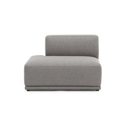 Connect Soft Modular Sofa | Left Open-Ended (C) - Re-wool 128 | Divani | Muuto