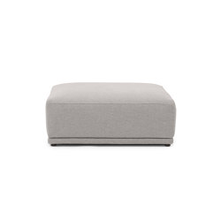 Connect Soft Modular Sofa | Ottoman (I) - Clay 12 | Poufs | Muuto