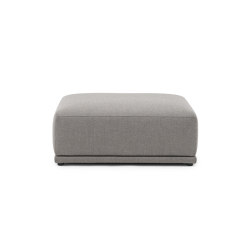 Connect Soft Modular Sofa | Ottoman (I) - Re-wool 128 | Poufs / Polsterhocker | Muuto