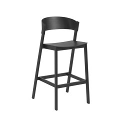 Cover Bar Stool - Black | Bar stools | Muuto