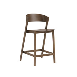 Cover Counter Stool - Stained Dark Brown | Sedie bancone | Muuto