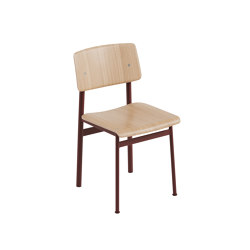 Loft Chair - Oak/Deep Red | Chaises | Muuto