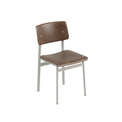 Loft Chair - Stained Dark Brown/Grey | Chaises | Muuto