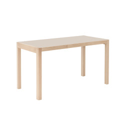 Workshop Table - Warm Grey Linoleum/Oak | Esstische | Muuto