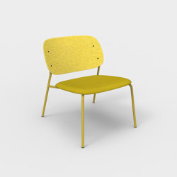 Hale PET Felt Lounge Chair Upholstered | Poltrone | De Vorm