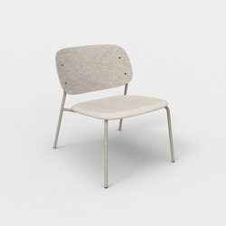 Hale PET Felt Lounge Chair Upholstered | Fauteuils | De Vorm