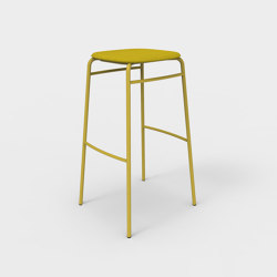 Twist PET Felt Bar Stool Upholstered | Bar stools | De Vorm