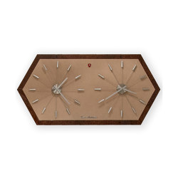 TONINO LAMBORGHINI | Hexagon Double Wall Clock | Clocks | Formitalia