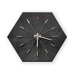 TONINO LAMBORGHINI | Hexagon Wall Clock | Clocks | Formitalia