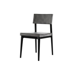 Vintage CHAIR W/ LEATHER (VINTAGE BLACK) | Chairs | Karpenter