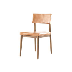 Vintage CHAIR W/ LEATHER (TAN COGNAC) | Chairs | Karpenter