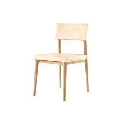 Vintage CHAIR W/ LEATHER (NATURAL) | Chaises | Karpenter