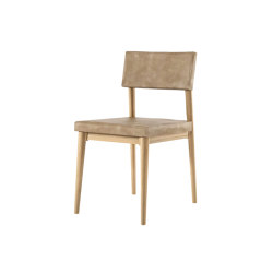 Vintage CHAIR W/ LEATHER (SAFARI GREY) | Chairs | Karpenter