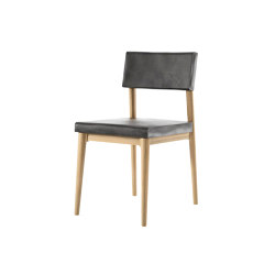 Vintage CHAIR W/ LEATHER (VINTAGE BLACK) | Chairs | Karpenter