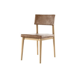Vintage CHAIR W/ LEATHER (VINTAGE BROWN) | Chairs | Karpenter