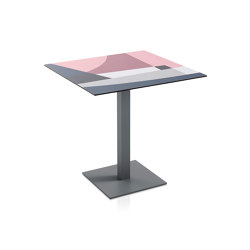 Abstrakt Mona 80x80 Table 1 | Bistro tables | Diabla