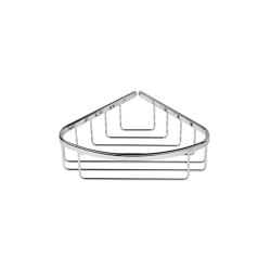 Basket | Corner Shower Basket 27 Collection 0.5cm Chrome | Bathroom accessories | Geesa