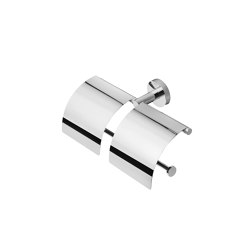 Hotel | Toilet Roll Holder With Cover Double Chrome | Paper roll holders | Geesa