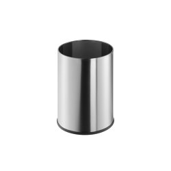 Hotel | Rubbish Bin 9 Liter Brushed Stainless Steel | Bath waste bins | Geesa
